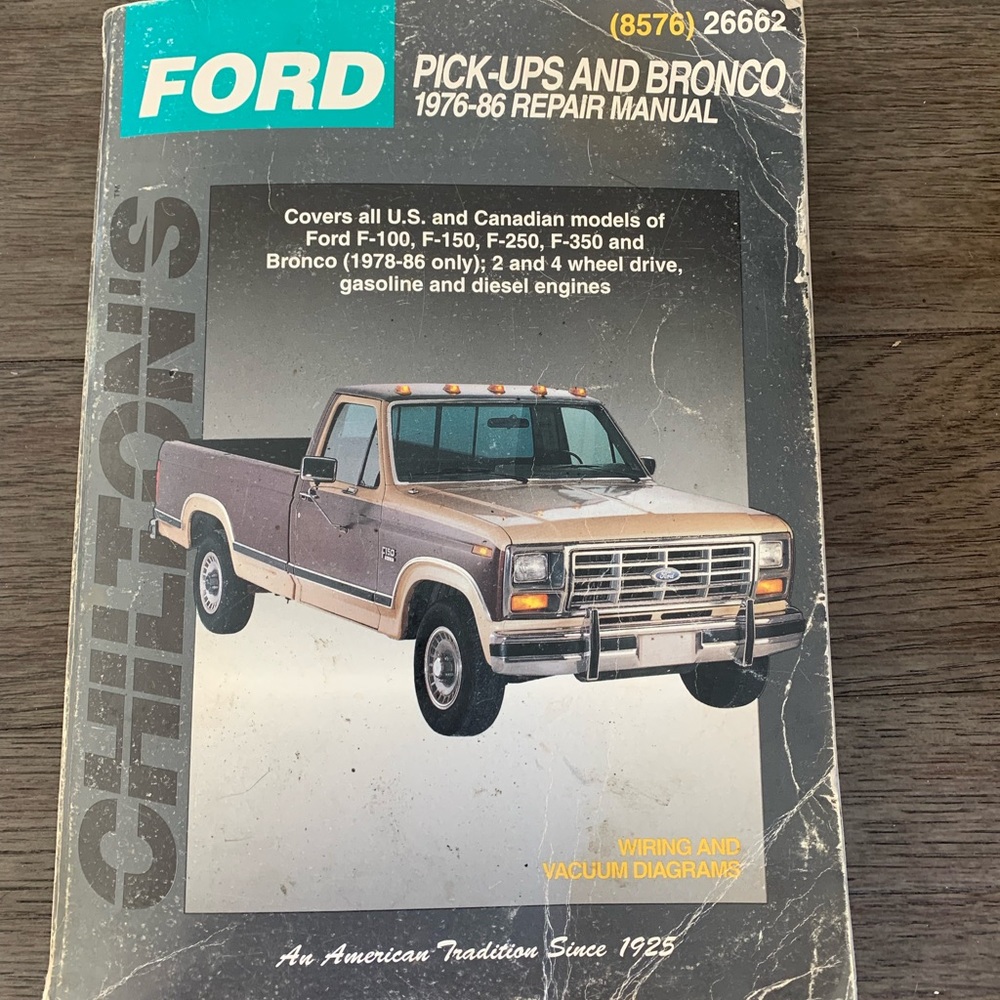Chilton’s Ford PUs  & Broncos 76-86